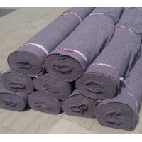 土工布 無紡布 毛氈布 家具包裝運輸養(yǎng)護(hù)保護(hù)毯 養(yǎng)路毯裝修保護(hù)地磚毯建筑批發(fā)工程毯 普通 150克 2米寬*50米長